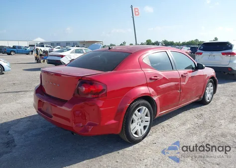 2014 Dodge Avenger Se from USA, damaged, VIN 1C3CDZAB2EN224147